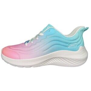 Skechers  Womens 9.5 Bobs Squad Waves Brite On Sneakers Shoes Comfort Athleisure